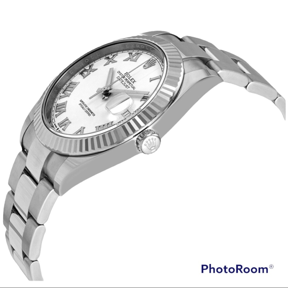 Rolex Date Just 18kt White - Picture 2 of 3